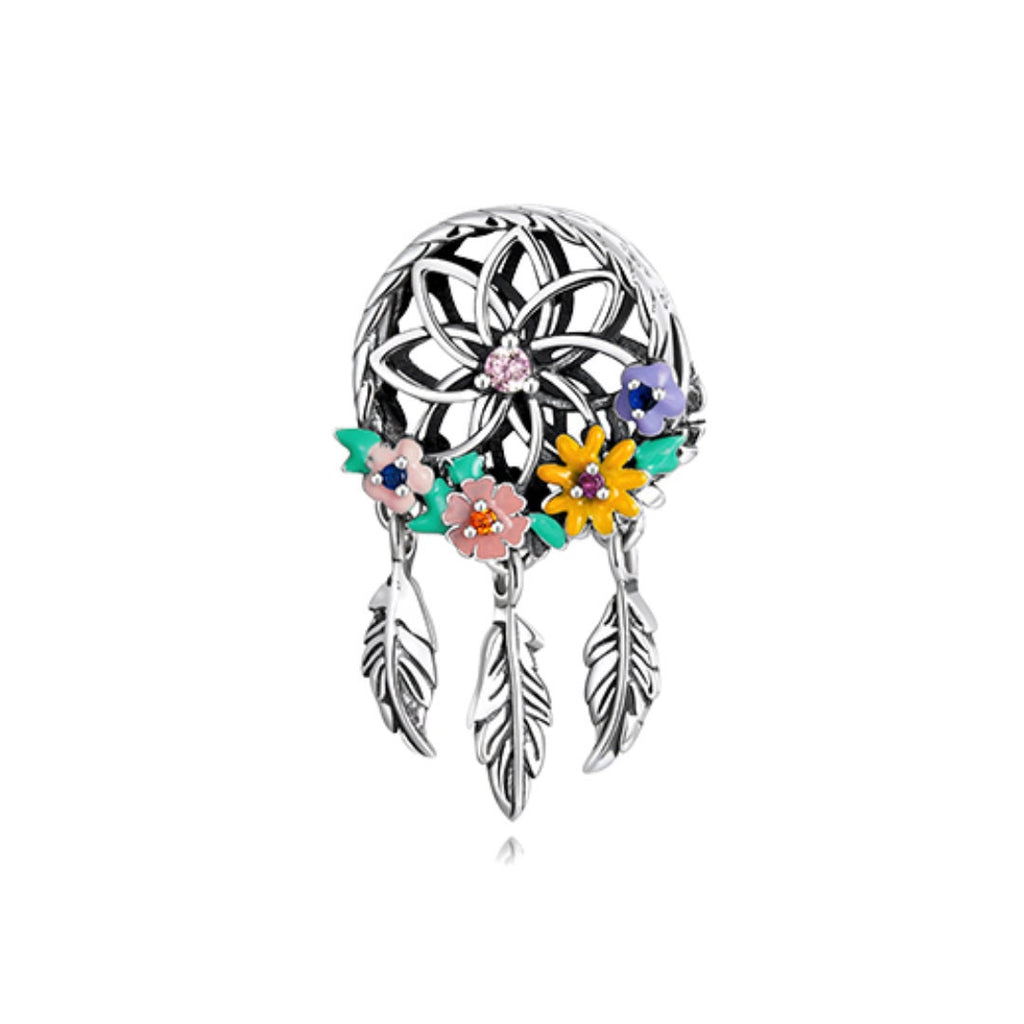 Forever Blooming Silver Charms