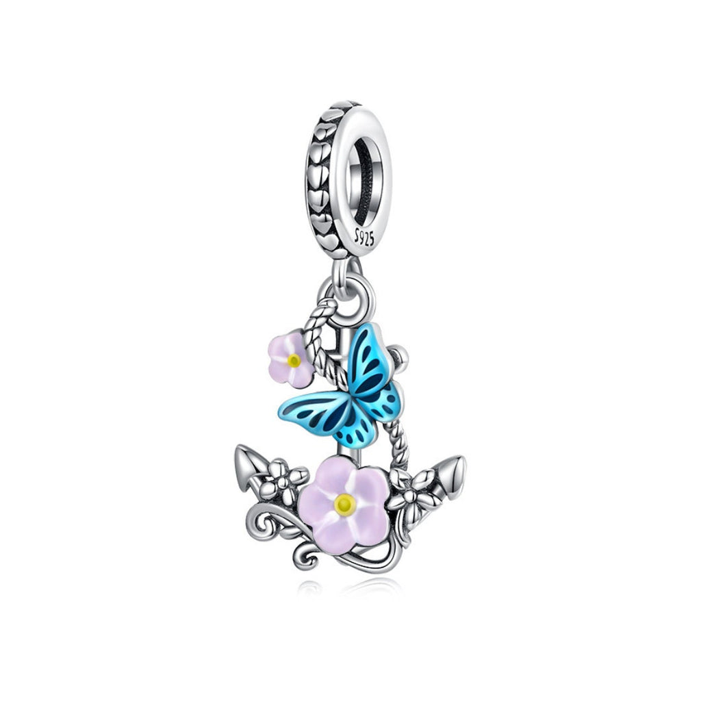 Blue Butterfly Charm Collection
