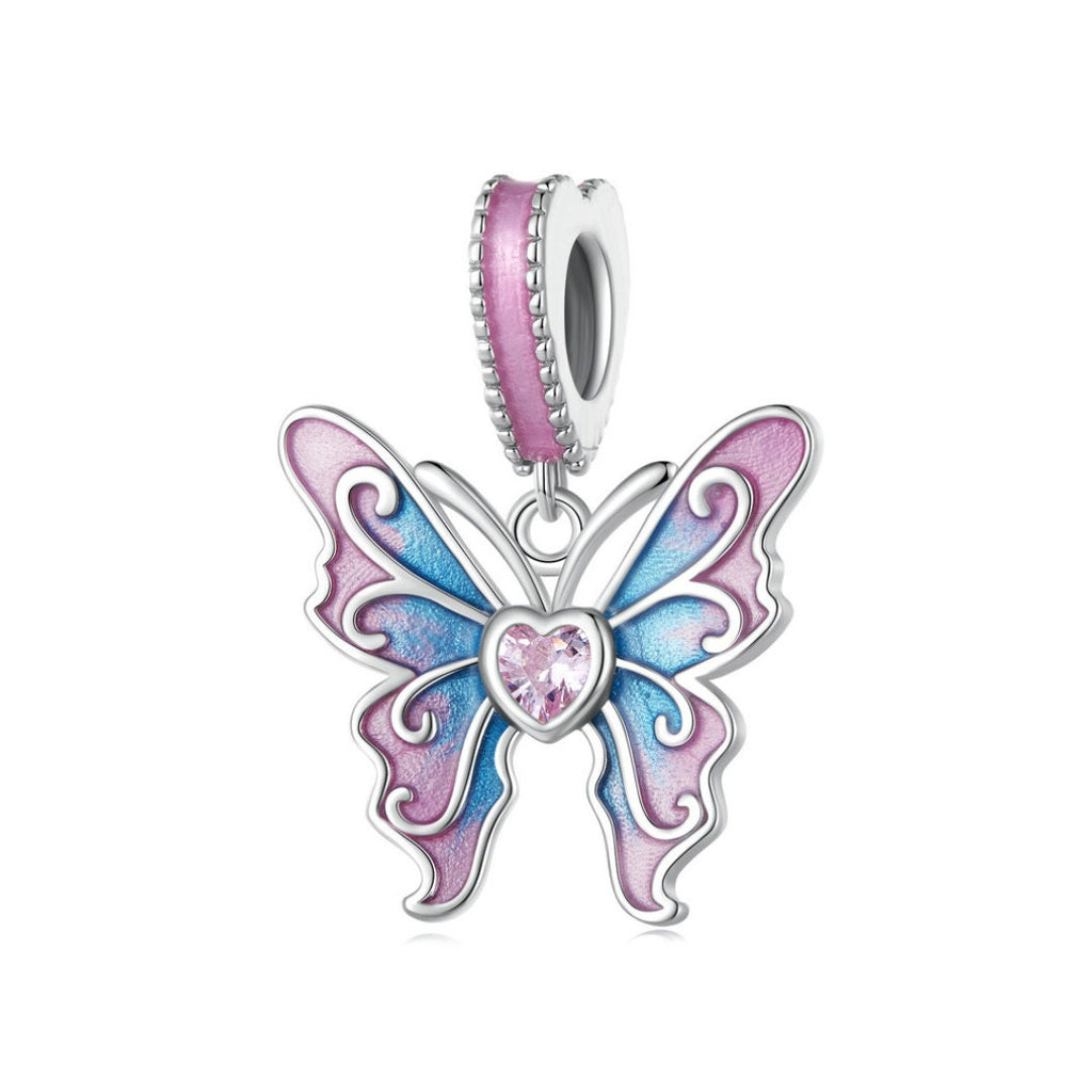 Blue Butterfly Charm Collection