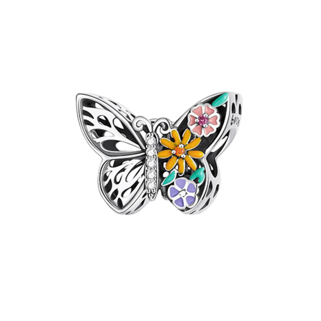 Forever Blooming Silver Charms